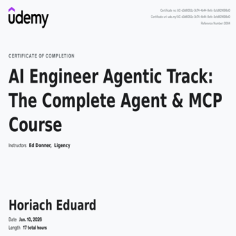 AI Engineer Agentic Track Certificate